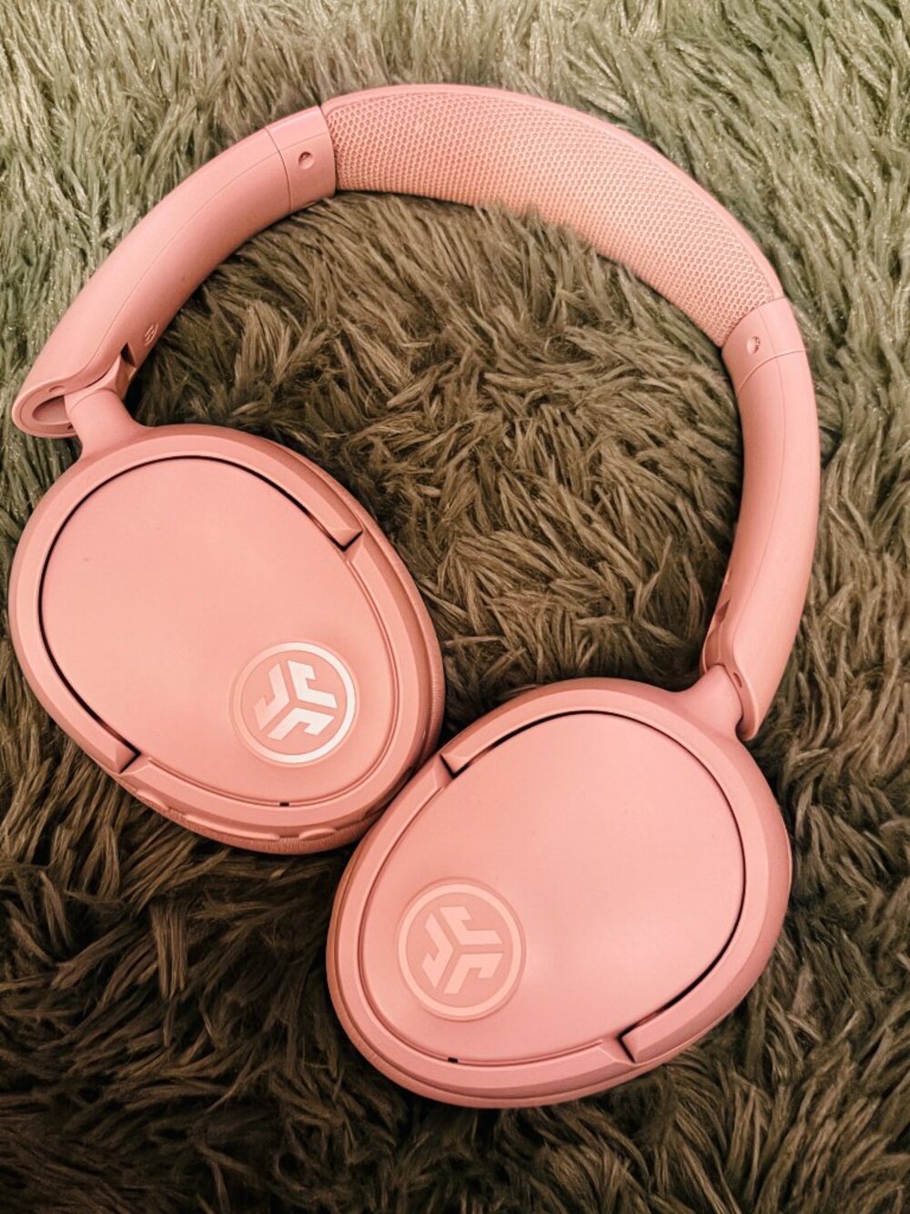 JLAB JBuds Lux ANC Wireless Over Ear Headphones - Mauve